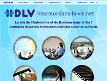Tablet Screenshot of heureux-dans-la-vie.net